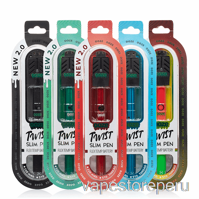 Vape Peru Rezuma Slim Twist Pen 2.0 Flex Temp Batería Croma